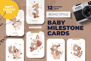 Baby Milestone Printable Cards