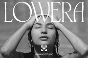 Lowera Serif Display Font, a Serif Font by Hishand Studio (Thumbnail 1 of 10)
