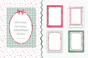 Watercolor Christmas Frames Clipart, an Object Graphic by Solo Art Original (Thumbnail 6 of 9)