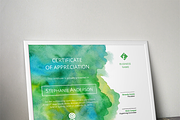 Watercolour certificate template, a Stationery Template by Inkpower (Thumbnail 2 of 3)