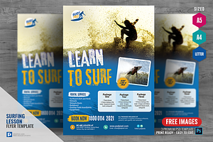 Learn To Surf Flyer