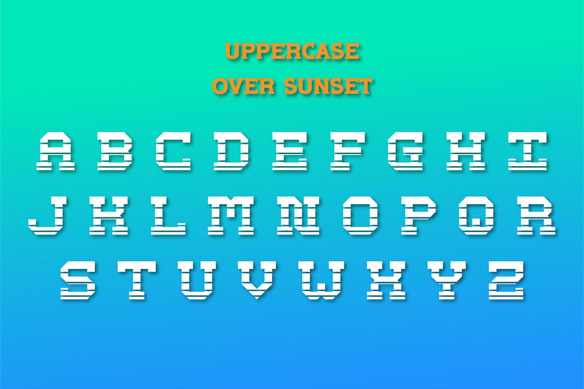 Over Sunset - Display Font, a Serif Font by Brown Cupple (Photo 2 of 6)