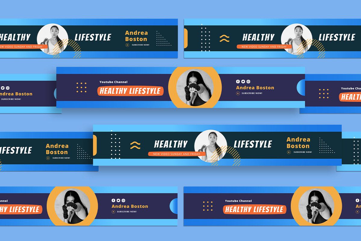 Healthy Lifestyle Youtube Cover, a Social Media Template by MikroType Std (Photo 4 of 4)