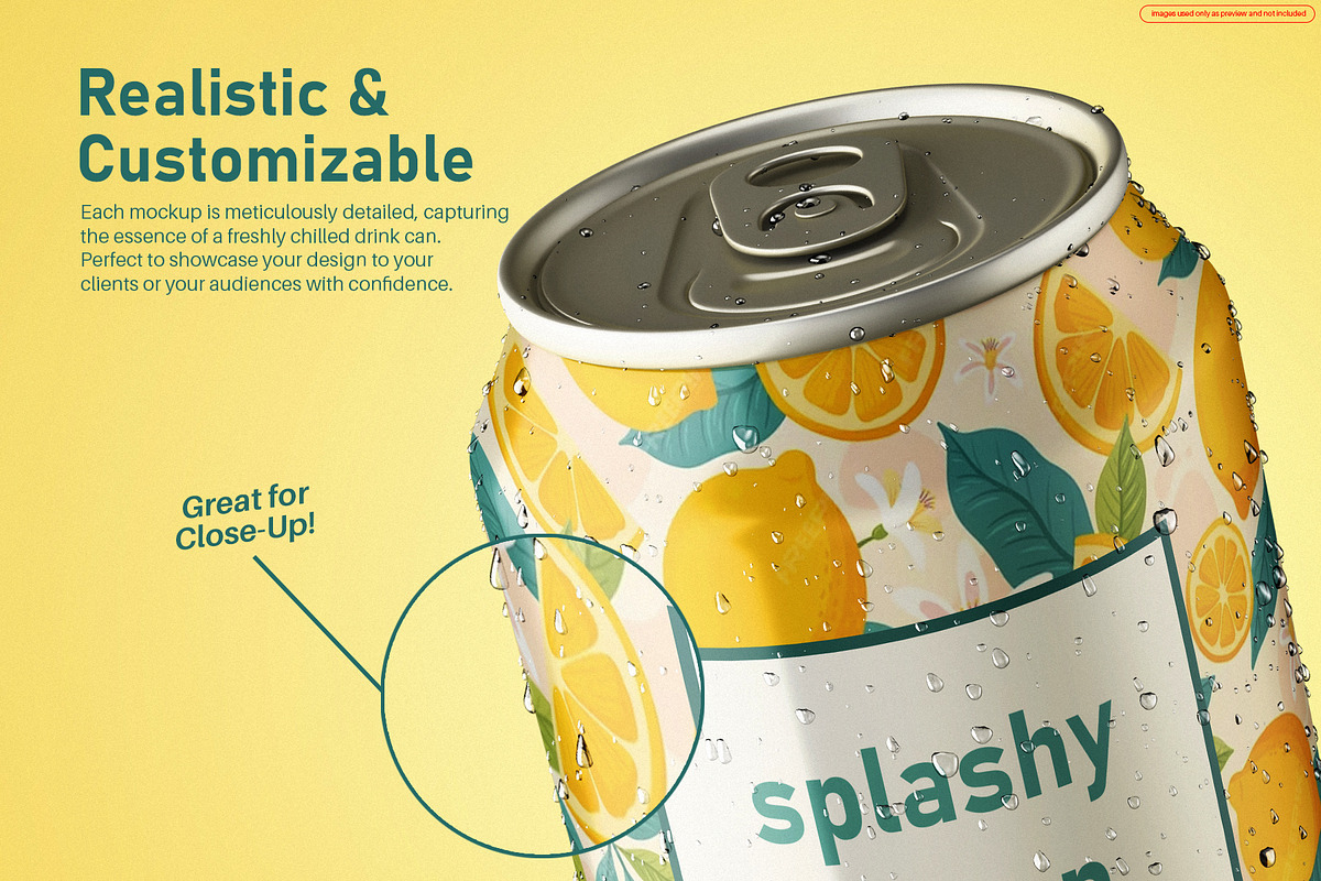 Drink Can 330ml PSD Mockup Set, a Packaging Mockup by Remnand Studio (Photo 3 of 13)