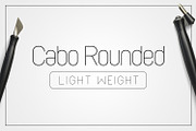 Cabo Rounded Light Weight, a Sans Serif Font by Bogdan Casota (Thumbnail 1 of 3)