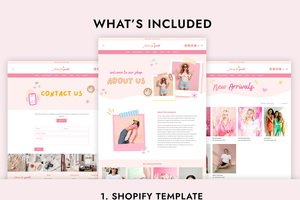 Fun and Colorful Shopify Theme, a Shopify Template by Sky and Stars (Photo 4 of 8)