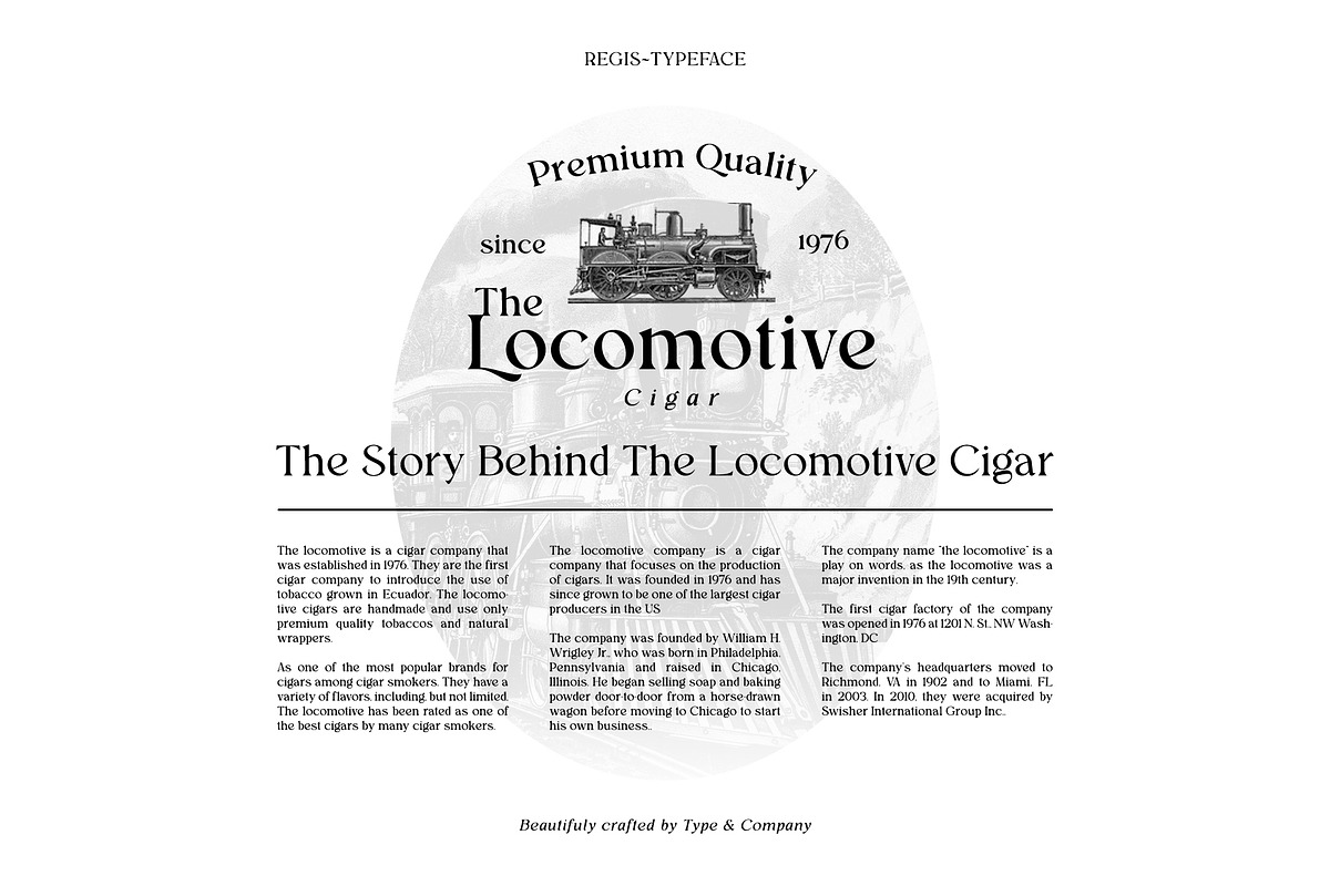 Regis | Elegant Serif Font Family, a Serif Font by Type and Co. (Photo 3 of 20)
