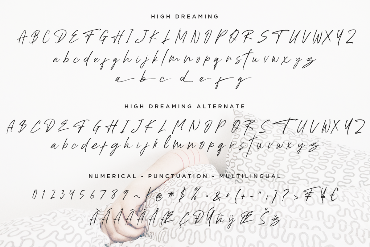 High Dreaming // Natural Handwritten preview 8