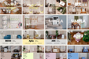 Artwork Mockups Bundle 20 in 1, a Household Mockup by Bonumo (Thumbnail 2 of 41)