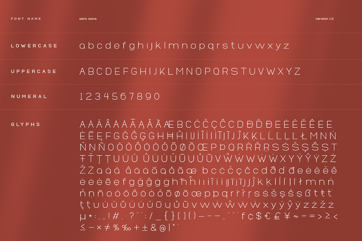 Abro Sans Modern Font Family 60% OFF, a Sans Serif Font by afahmy (Photo 8 of 8)