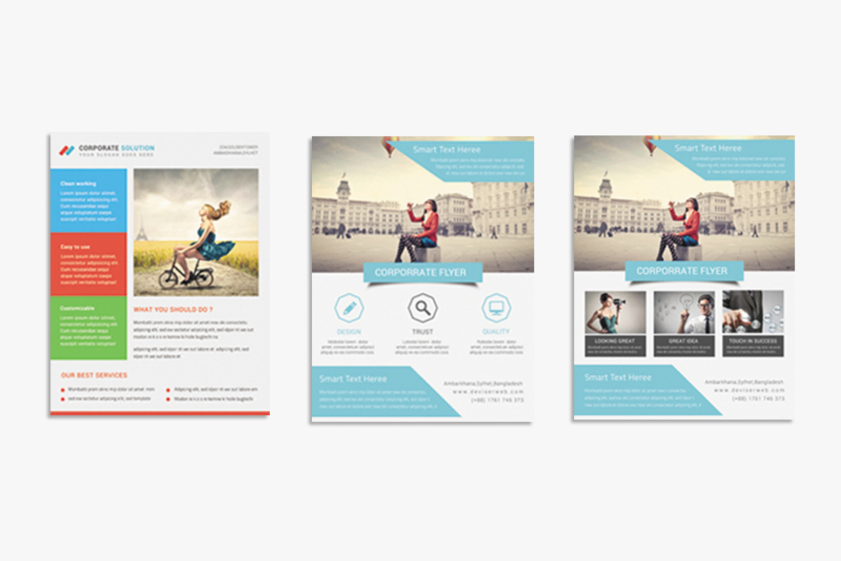 10 Corporate Flyer Bundle, a Flyer Template by DeviserWeb (Photo 3 of 5)