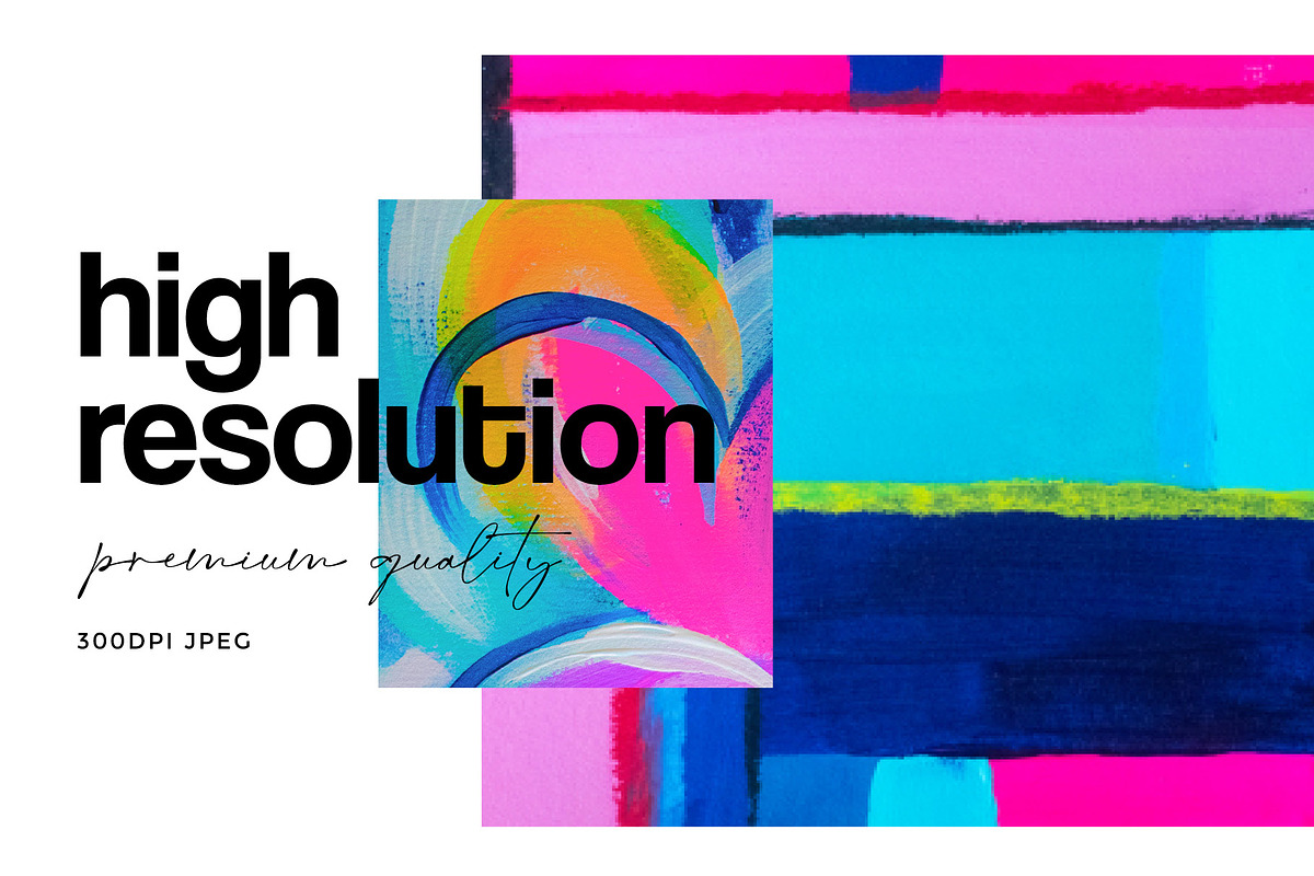 Colour POP Abstract Backgrounds, a Texture Graphic by Carla Fern Designs (Photo 4 of 11)