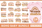 Boho Baby SVG Bundle, an Object Graphic by Design's Dark (Thumbnail 2 of 5)