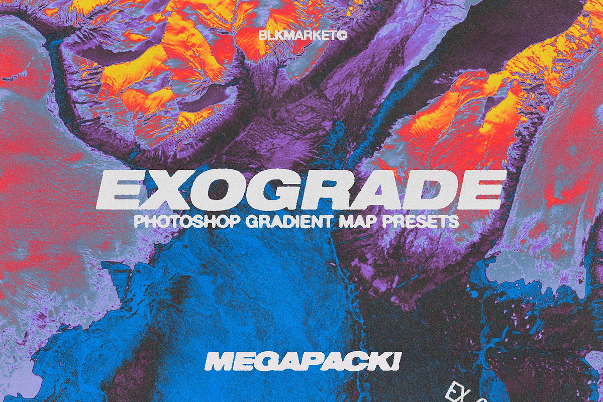 EXOGRADE - Photoshop Presets, a Gradient Add-On by BLKMARKET© (Photo 6 of 8)