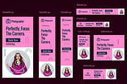 Photography Web Banner Ads Template, an UI Kit Template by CreativeShaper (Thumbnail 3 of 4)