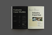 Black Beige Company Profile, a Brochure Template by Neermana (Thumbnail 2 of 11)