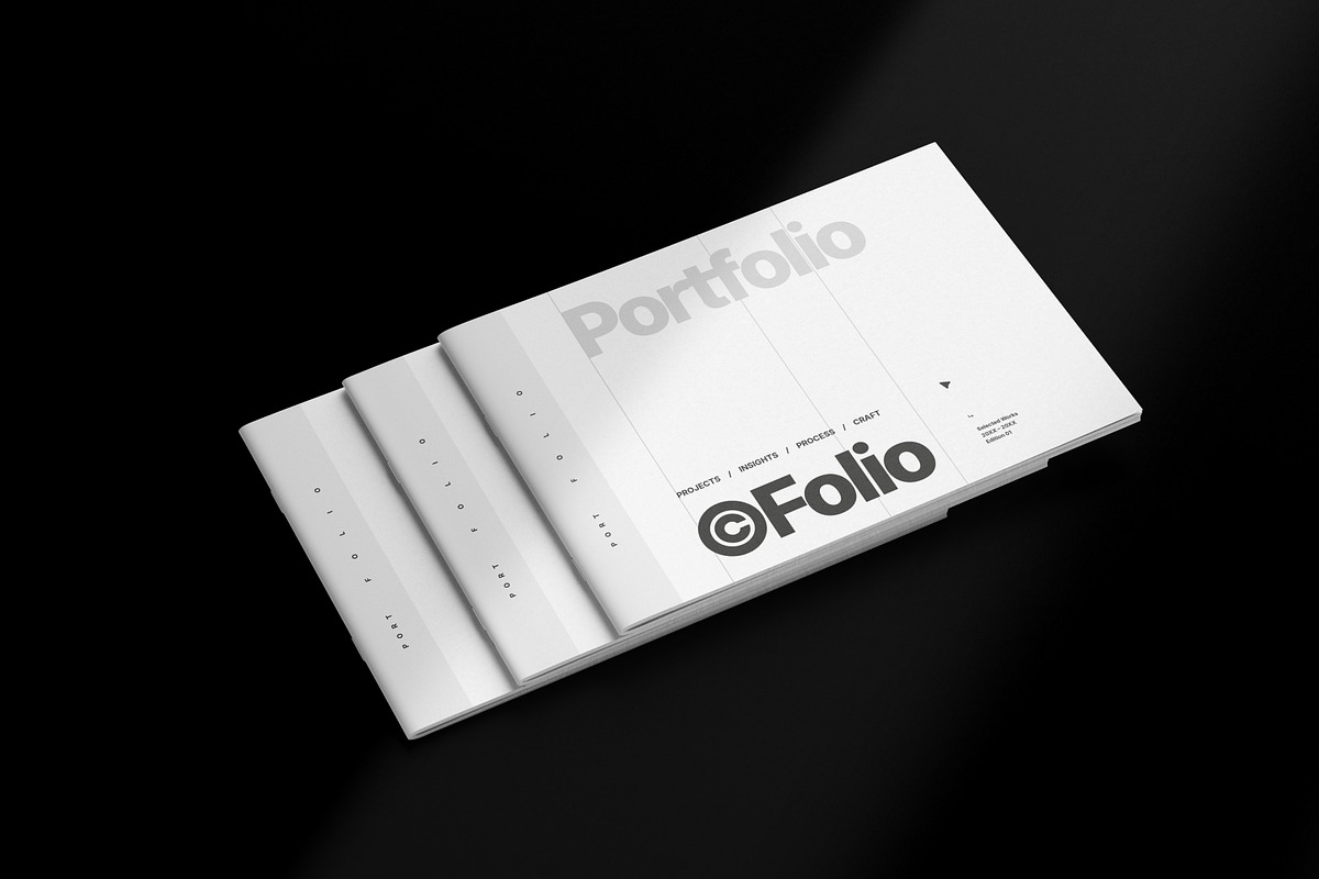 Graphic Designer Portfolio Book, a Brochure Template by Lunaria (Photo 1 of 10)