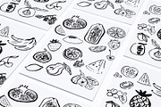Tropical summer fruits vector bundle, an Object Graphic by MayBay Studio (Thumbnail 4 of 11)
