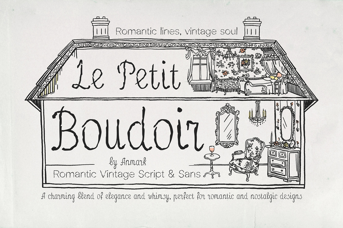 Le Petit Boudoir Vintage Font Duo, a Handwritten Font by AnMark (Photo 1 of 13)