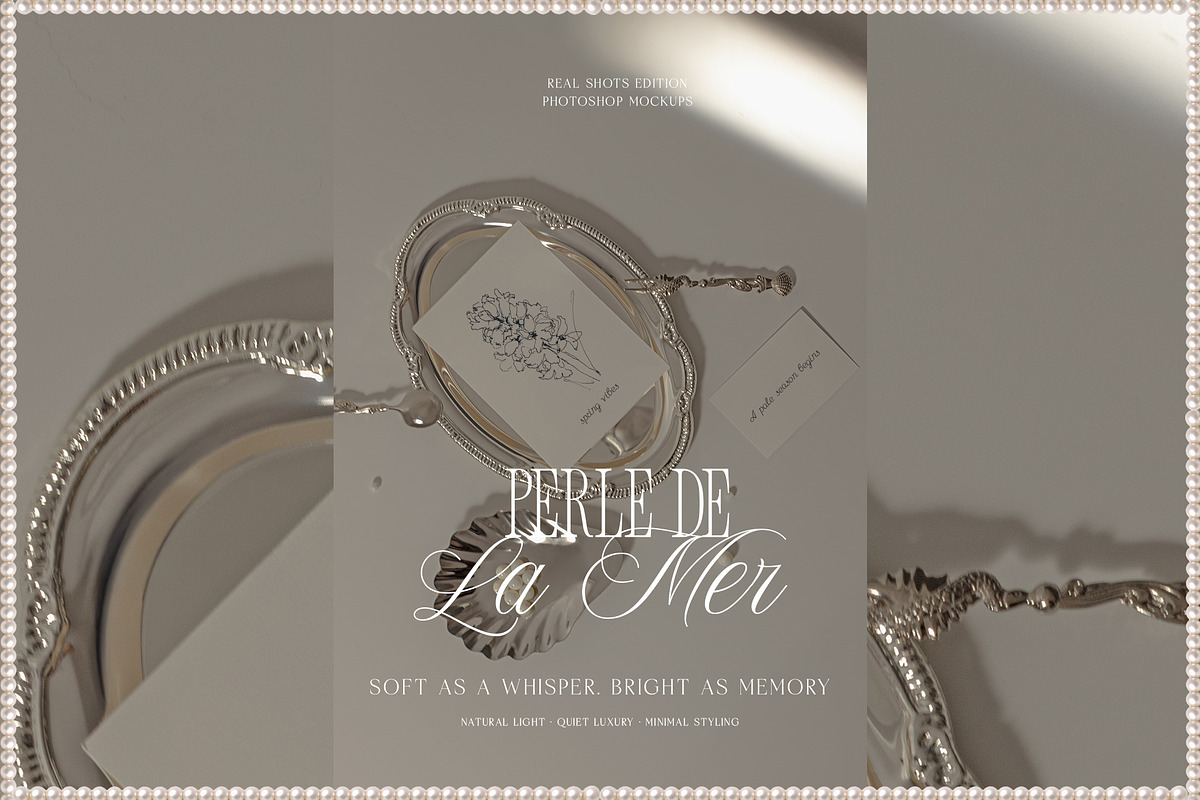 Perle De La Mer Mockups, a Product Mockup by Muse Mockups (Photo 3 of 16)