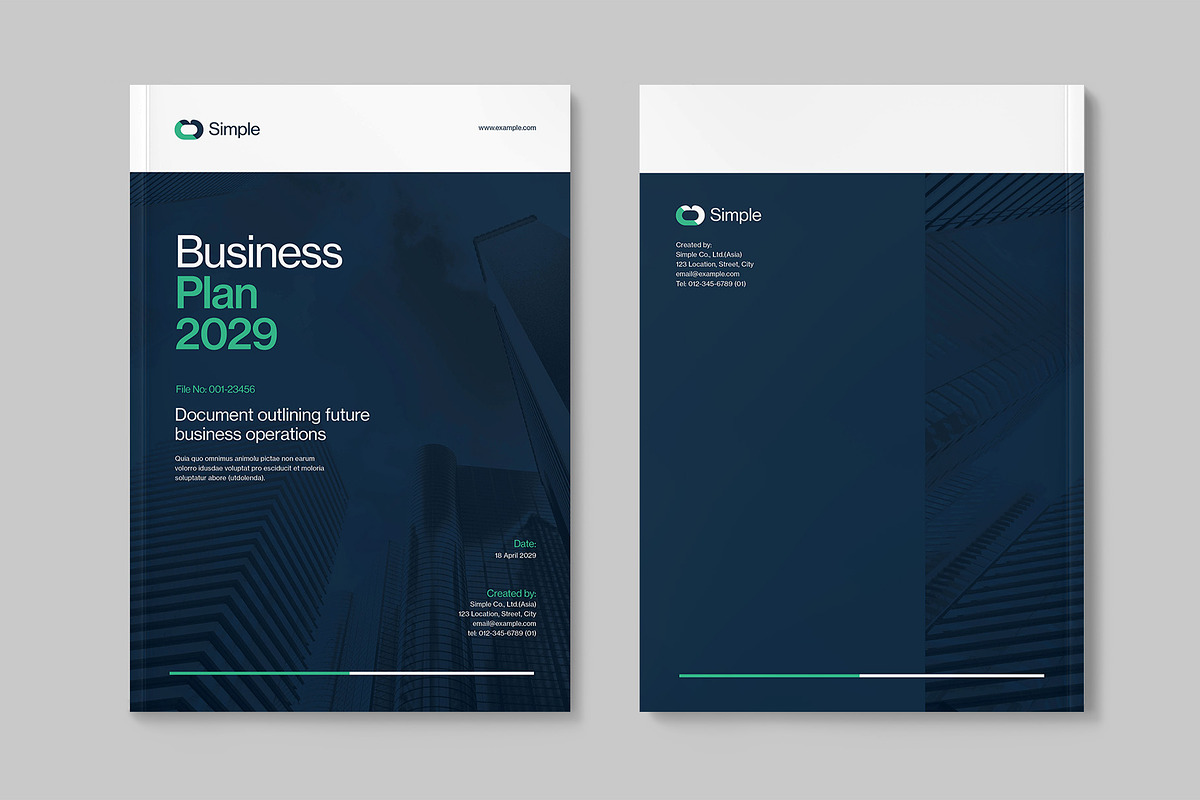 Business Plan Template, a Brochure Template by BrandPacks (Photo 4 of 5)