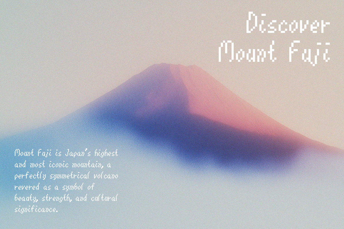 Hikari Byte - Pixel Font, a Sans Serif Font by HipFonts (Photo 5 of 8)