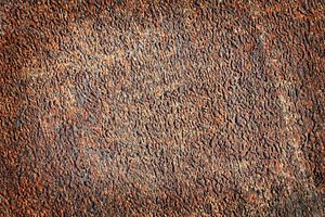 Rusty metal plate, a Photo by saiko3p