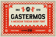 Gastermos – Mexican Tuscan Serif, a Serif Font by Drizy (Thumbnail 1 of 10)