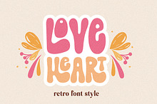 Love Heart Lovely Groovy Font