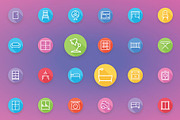 Home Appliances and Furniture Icons, an Outline Icon by FlatLineIcons (Thumbnail 4 of 7)