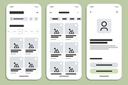 Mobile App UI UX Design Wireframe, a Wireframe Template by MightyDesign (Thumbnail 4 of 7)