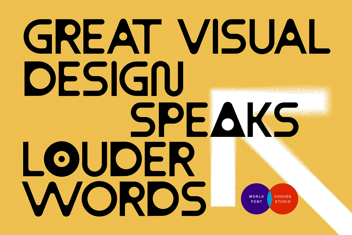 Morla, a Sans Serif Font by vuuuds (Photo 3 of 9)