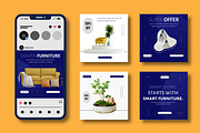 Smart Furniture Sale Social Media, a Social Media Template by MightyDesign (Thumbnail 2 of 8)