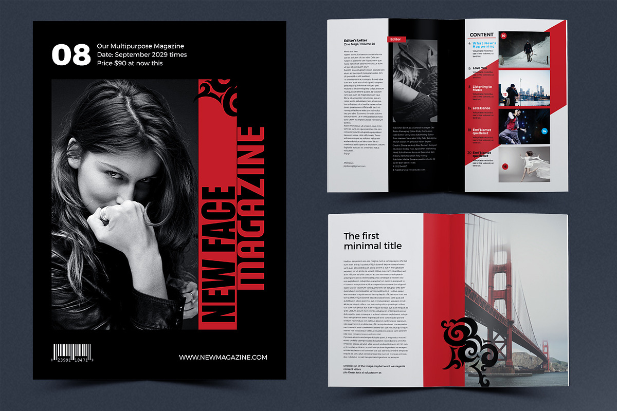 New Magazine, a Magazine Template by artico (Photo 2 of 7)