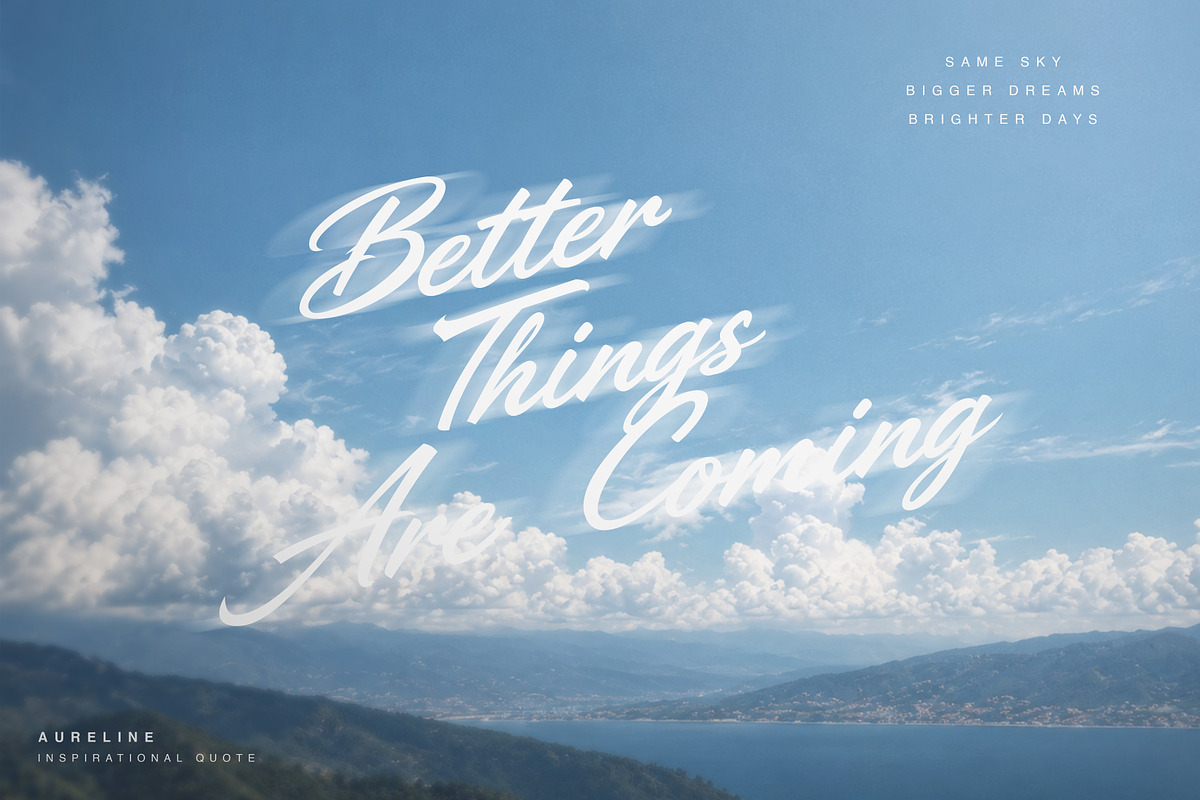 Aureline Celestia – Elegant Script, a Script Font by Brainwave (Photo 6 of 8)