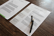 Minimal Resume Design | Cover Letter, a Resume Template by Scribbled Napkin Design (Thumbnail 1 of 4)