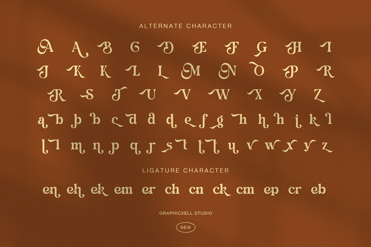 Niken Vintage Elegant Serif Font, a Serif Font by Graphicxell (Photo 7 of 8)