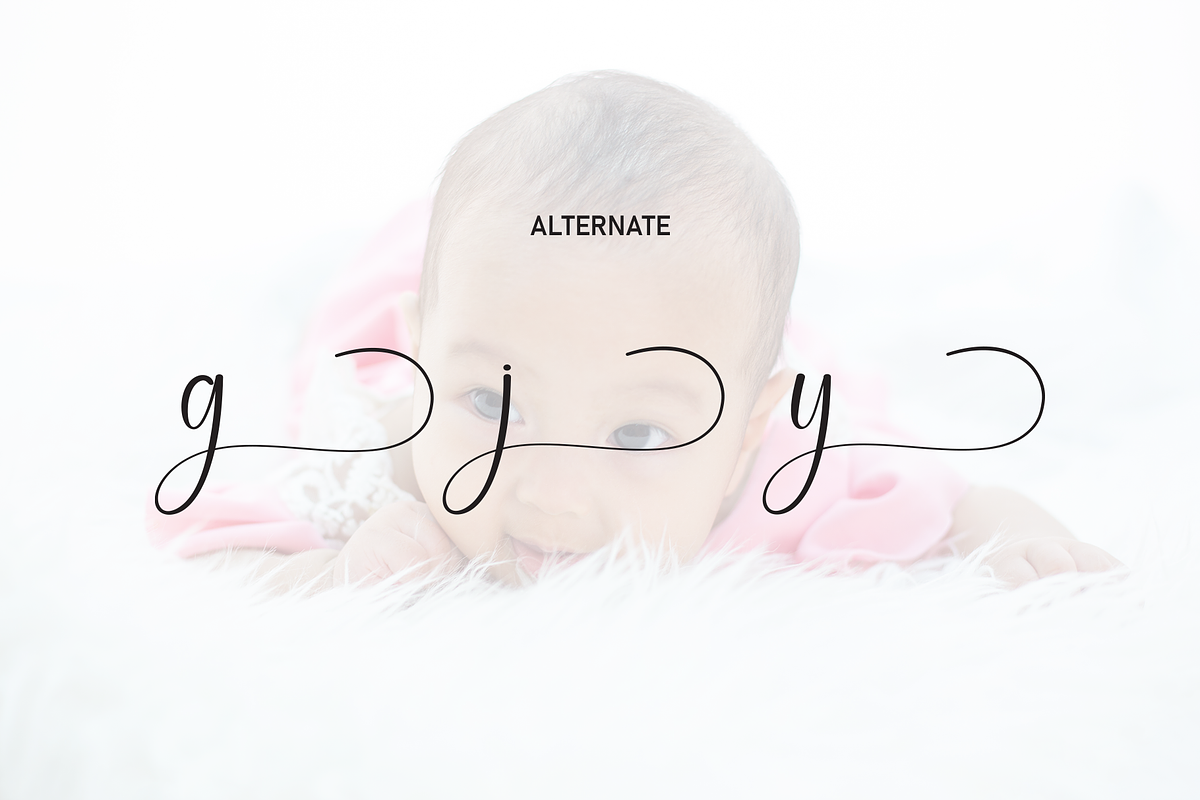 Babylove | Script Font, a Handwritten Font by Scratchones (Photo 8 of 9)