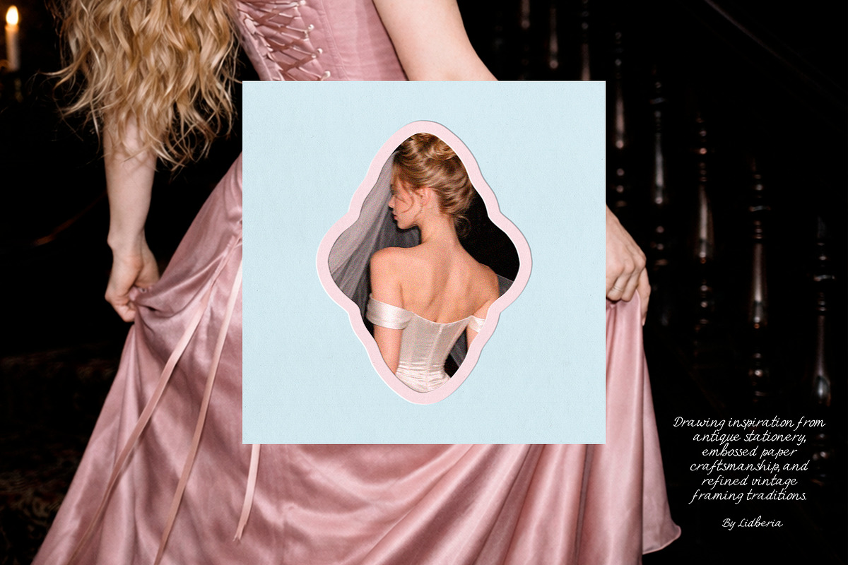 Regency Embossed Frames & Paper, a Texture Graphic by Lidberia (Photo 6 of 12)