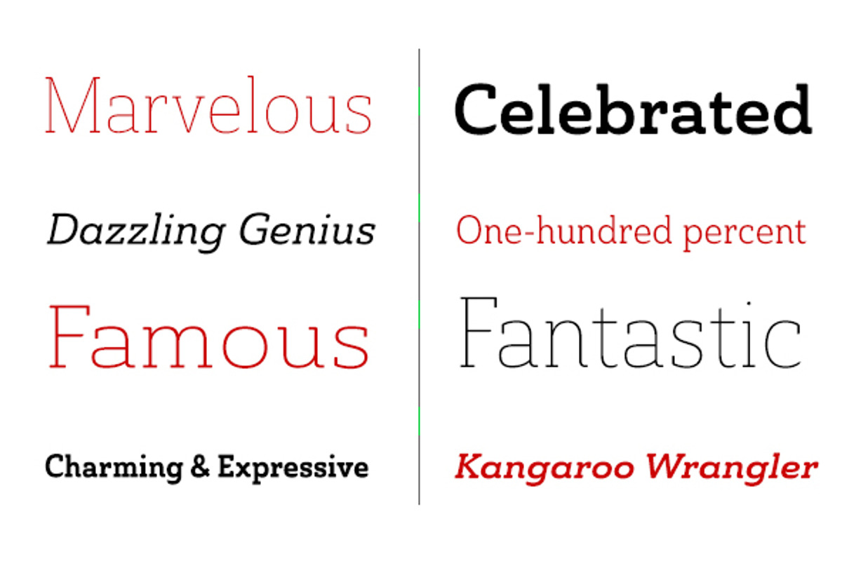 Ainslie Slab, a Slab Serif Font by insigne (Photo 2 of 4)