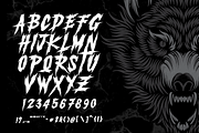 TRAXTOR Modern Metal Font, a Blackletter Font by dansdesign (Thumbnail 4 of 7)
