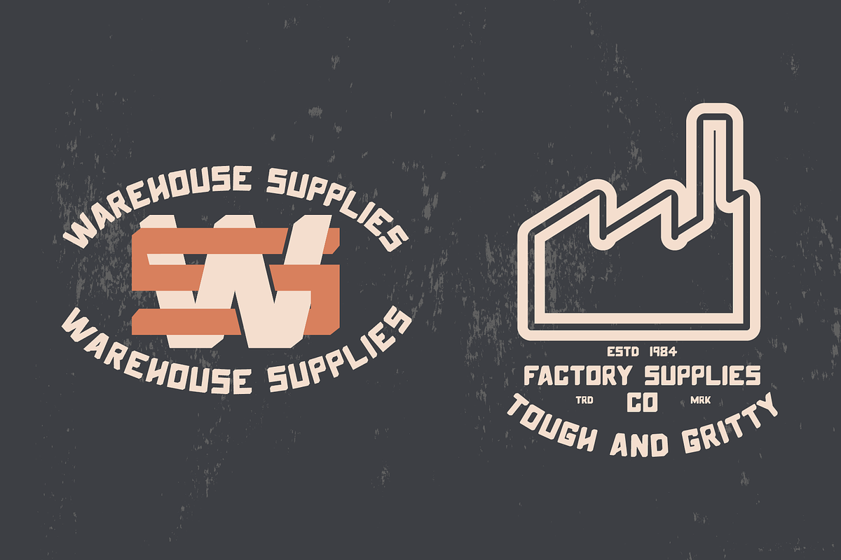 Smoke Stack Font Family (4 Fonts), a Sans Serif Font by The Forge Type Co (Photo 6 of 8)