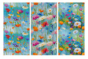 Wildflowers Artistic Patterns Set, a Pattern Graphic by LoveDesignShop (Thumbnail 2 of 6)