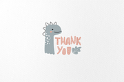 Little dino. Clipart for kids, an Animal Illustration by RinaKustova (Thumbnail 11 of 11)