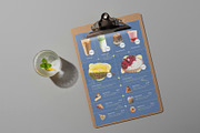 Cloud Kitchen Menu, a Stationery Template by Neermana (Thumbnail 3 of 4)
