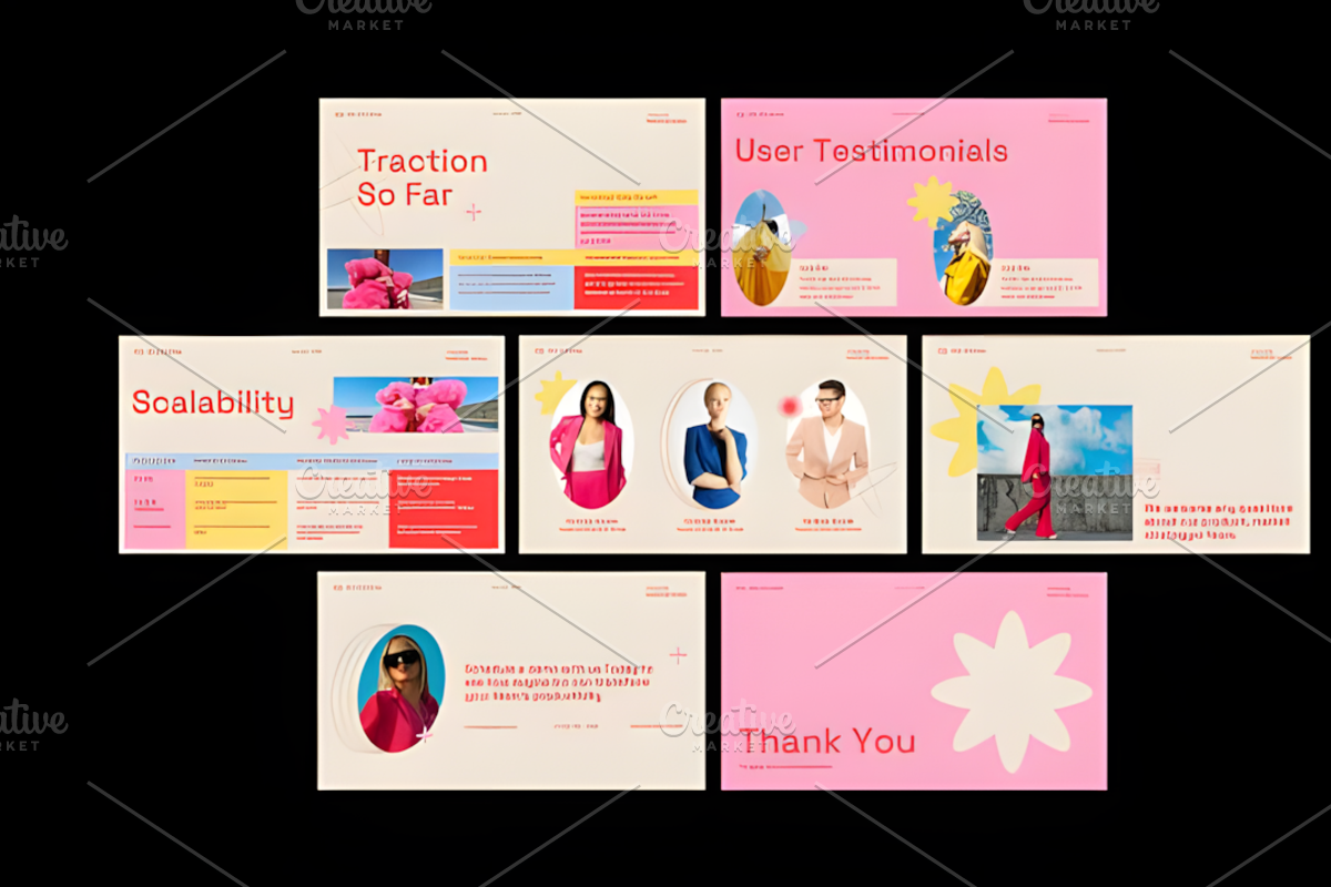 Pink Creative Pitch Deck PowerPoint, a Presentation Template by Ink Gallery (Photo 4 of 4)