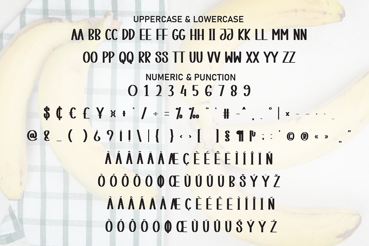 Banana Christmas | Script Font, a Script Font by Scratchones (Photo 7 of 8)