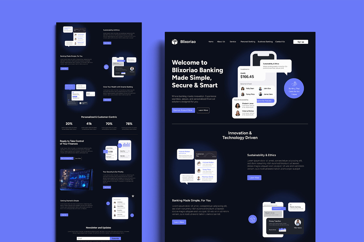 Digital Banking Over Traditional, an UI Kit Template by MightyDesign (Photo 2 of 6)