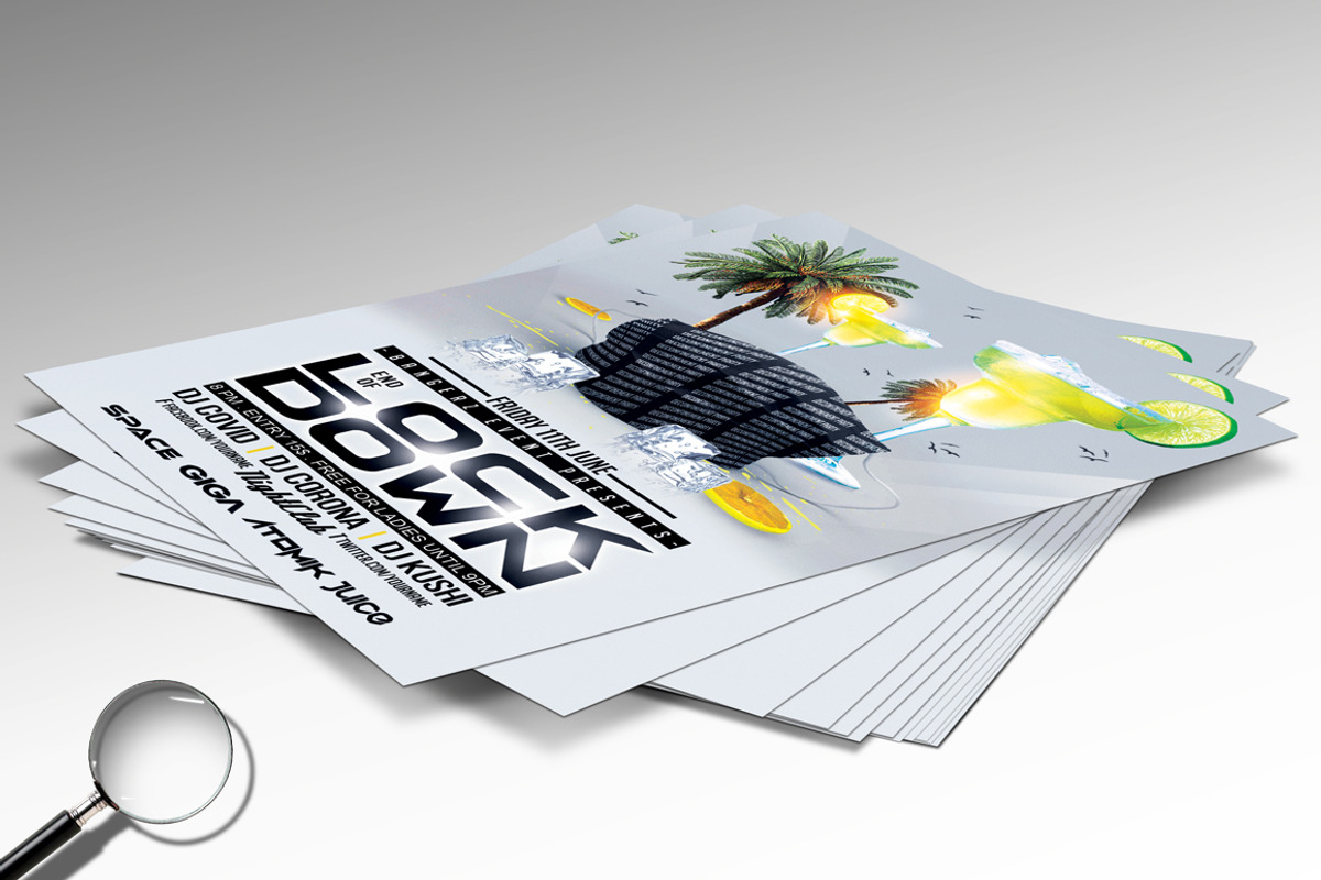 End of Lockdown | Party Flyer, a Flyer Template by GIGA-TEMPLATE (Photo 5 of 8)