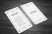 Elegant Vertical Business Cards, a Business Card Template by Galaxiya (Thumbnail 2 of 8)